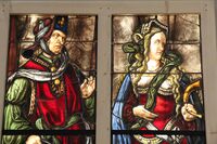 Renaissance stained glass, Auch Cathedral, France, Arnaud de Moles (detail, 1507–1513)