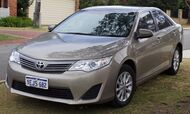 2013 Toyota Camry (ASV50R) Altise sedan. A typical mid-2010s car.