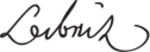 Leibnitz signature.svg