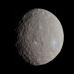 The dwarf planet Ceres.
