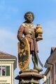 Mohrenbrunnen (de): fountain statue depicting Caspar of the Biblical Magi