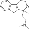 Chemical structure of pirandamine.