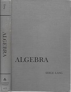 Algebra (Lang) 1st edition.jpg