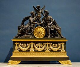 Clock with Mars and Venus; c. 1810; gilded bronze and patina; height: 90 cm; Louvre