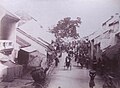 Old street of Hanoi in 1884 (Hàng Bông street).