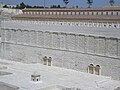 A model of the southern wall and Royal Colonnade or Stoa