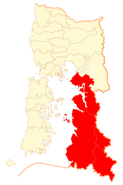 Location in the Los Lagos Region