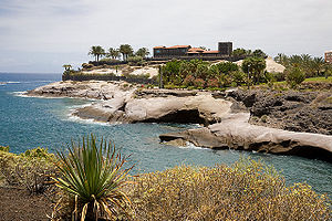 Duque Beach Castle Costa Adeje Spain Flickr.jpg