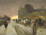 Willem de Zwart (1890): Street at Montmartre in the Winter, Rijksmuseum Amsterdam.