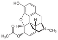 Chemical structure of 6-MAM.