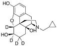 Chemical structure of 6β-Naltrexol-d4