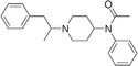 Chemical structure of α-methylacetylfentanyl.