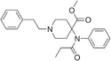 Chemical structure of Carfentanil.