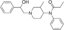 Chemical structure of Ohmefentanyl.