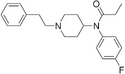Chemical structure of Parafluorofentanyl.
