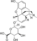 Chemical structure of Morphine 6-glucuronide.