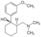 Chemical structure of Tramadol.