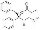 Chemical structure of Levopropoxyphene.