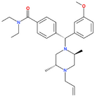 Chemical structure of SNC-80.