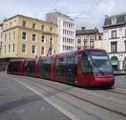 Rubber-tyred tram in Clermont-Ferrand