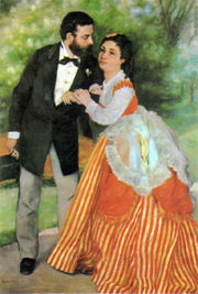 Alfred Sisley and his wife by Renoir