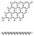 Phyllosilicate, single tetrahedral nets of 6-membered rings, zeophyllite