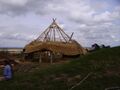 Barbury Castle - Iron Age house building.JPG