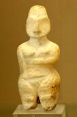 Female figurine found in the Tell es Sawwan (middle Tigris, near Samarra), level 1, ca. 6000 BCE.