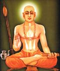 13th century portrait of Jagadguru Shri Madhvacharya in Udupi.jpg