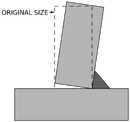Fillet distortion