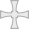 Cross paty quadrate