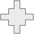 Cross quadrate argent