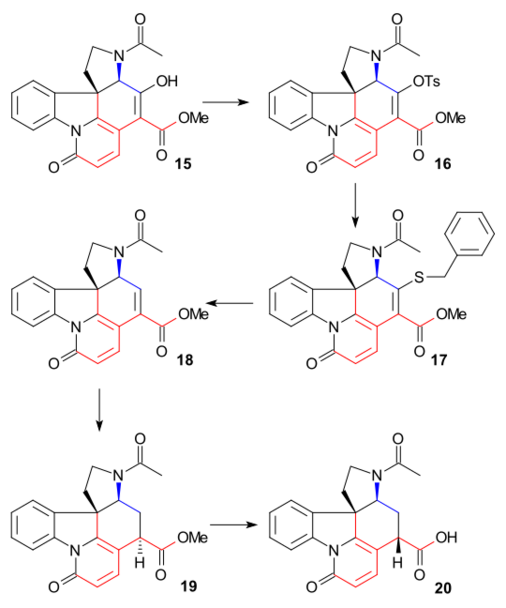 Strychnine synthesis Woodward part 3