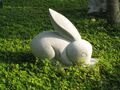 The Rabbit statue is one of the 12 Chinese zodiac portrayed in the Kowloon Walled City Park in Kowloon City, Hong Kong