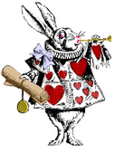 The White Rabbit from Alice in Wonderland