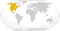 Modern range of Canis latrans