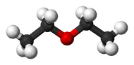 Chemical structure of diethyl ether