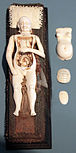 Anatomical model of a pregnant woman; Stephan Zick (1639–1715); 1700; Germanisches Nationalmuseum