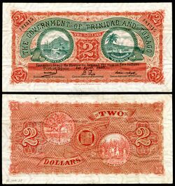 First government issue two-dollar note (1905).