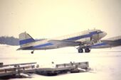 Finnish Air Force DC-3 N59NA (16117325886).jpg
