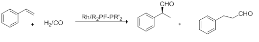 Hydroformylation of styrene.png