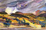 Bettina Heinen-Ayech, Sommergewitter in Algerien (1971)