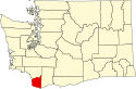 Map of Washington highlighting Clark County.svg