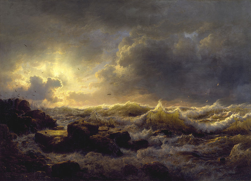 Andreas Achenbach Clearing Up - Coast of Sicily 1847 PDWC.jpg