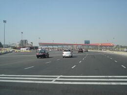 32-lane toll plaza at Delhi-Gurgaon Expressway in Gurgaon, India
