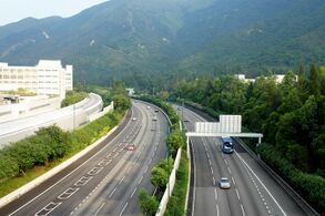 North Lantau Highway in Hong Kong