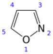 Skeletal formula with numbers