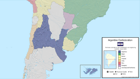 Argentine Confederation in 1833