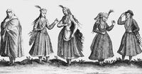Ladies' clothing in the 1666, by Jean Chardin
