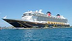 Disney Dream docked in the Bahamas 02 (cropped).JPG